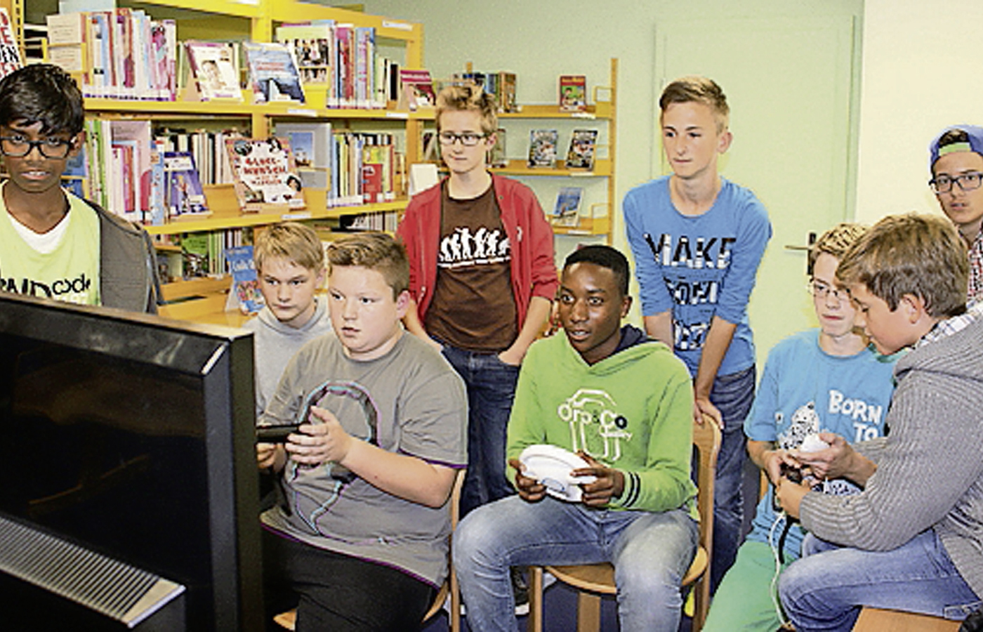 Konzentration und Spannung bei den Jugendlichen beim Games and More. Bilder zVg.