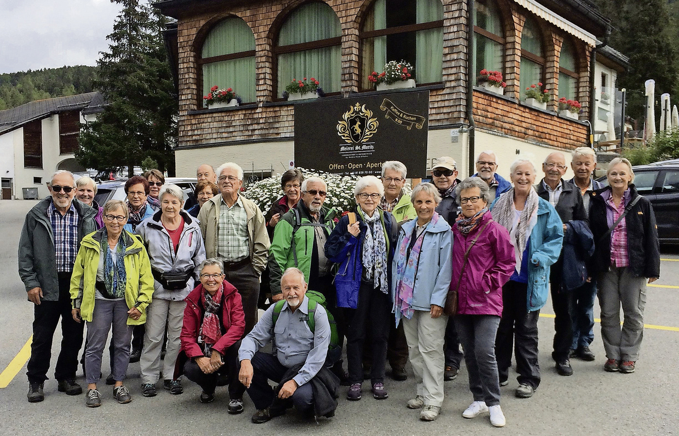 Guter Dinge: Die Wandergruppe von Bueri aktiv 60 plus.