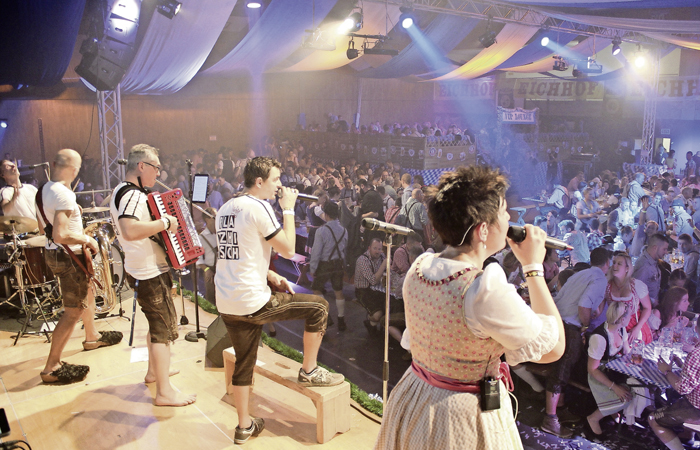 Die «Platzhirsche» aus dem Allgäu rockten die Halle.