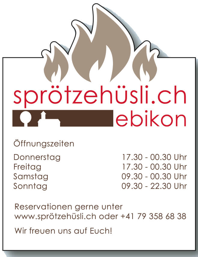 Öffnungszeiten Sprötzehüsli Ebikon