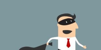 Ein Dieb mit fetter Beute. Bild Seamartini Graphics – Fotolia