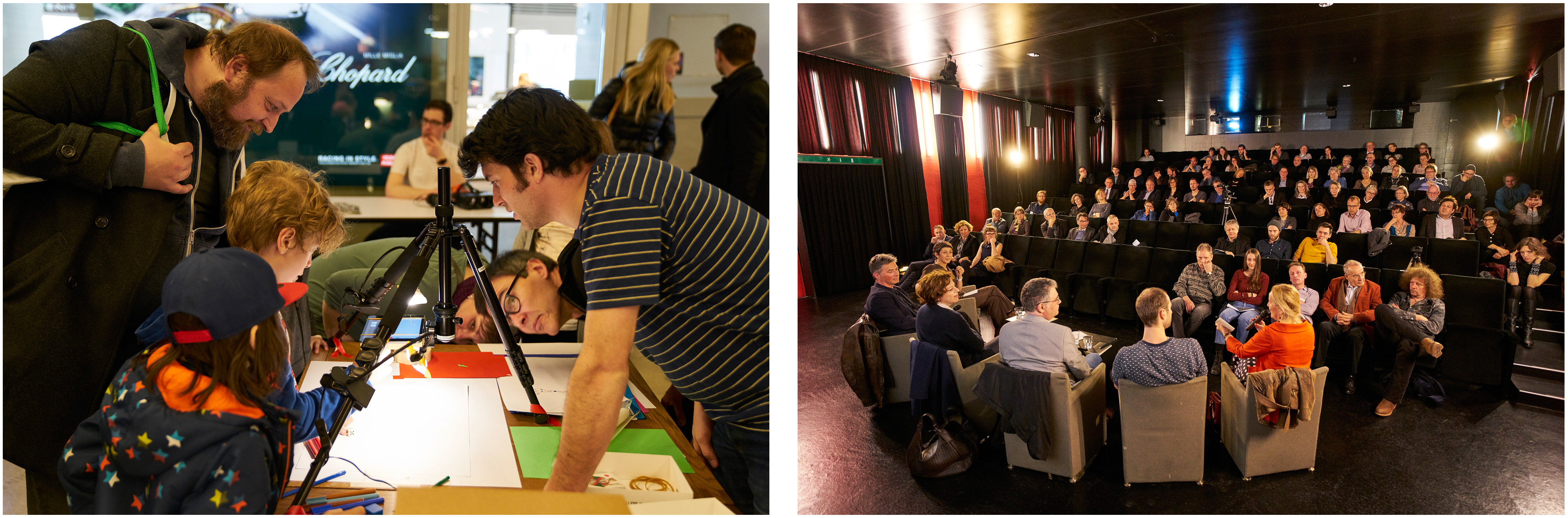 Ein Blick hinter die Kulissen des Filmschaffens und eine Podiumsdiskussion zum Thema Zentralschweizer Filmförderung. Bilder zVg.