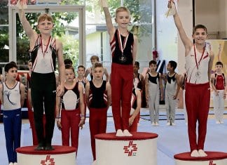 Elias Weber ist Vize-Schweizer-Meister  im Kunstturnen Junioren P1