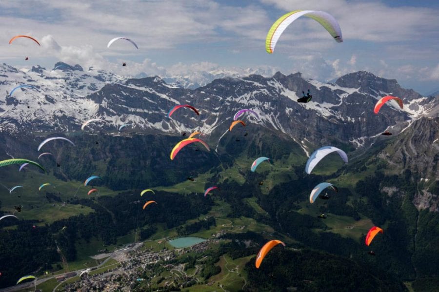 Gleitschirmfliegen in der Zentralschweiz an den schönsten Flugorten. Gleitschirmfliegen in der Zentralschweiz an den schönsten Flugorten.