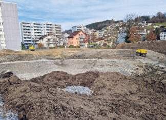 Bauarbeiten für den Pumptrack Ebikon/Rontal haben begonnen