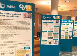 Wanderausstellung zum 40. Geburtstag des QV Höfli