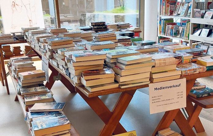 Medienverkauf-Bibliothek