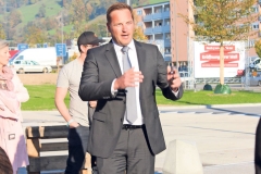 Erste Einblicke in die Mall of Switzerland